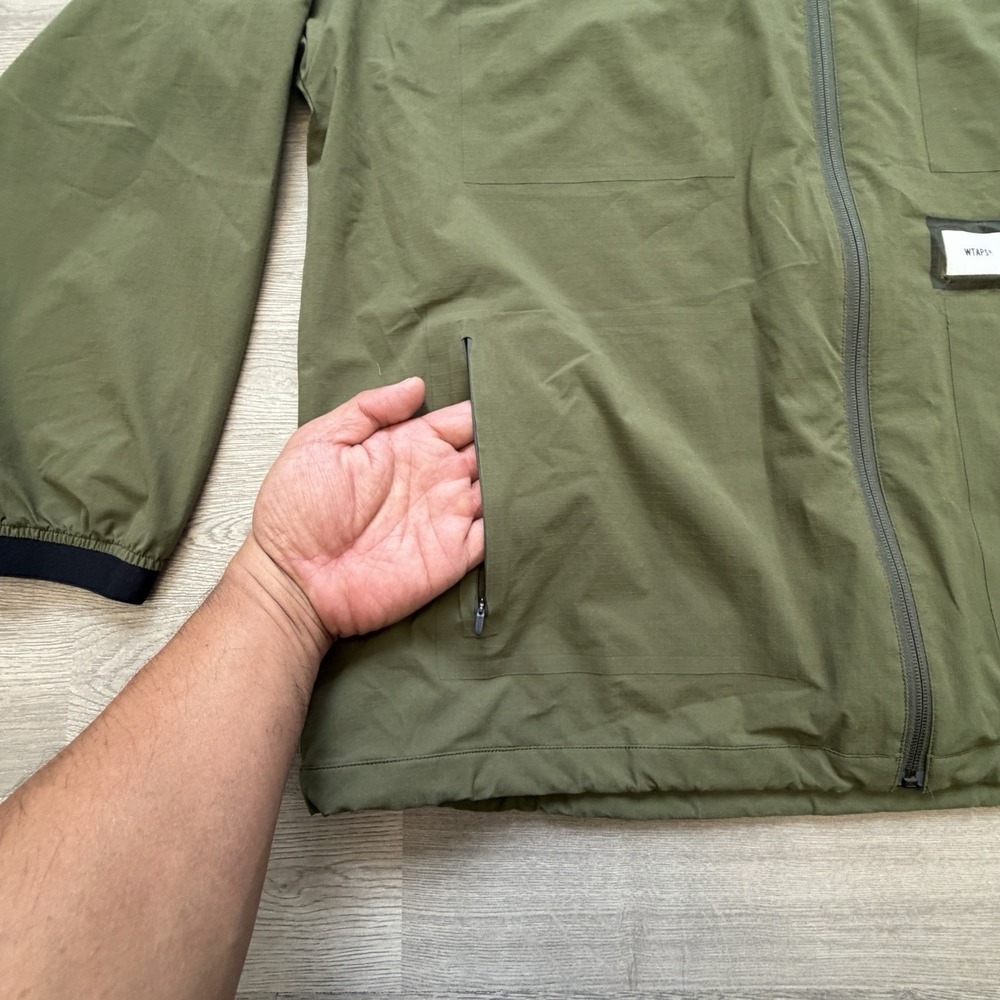 WTAPS x Oakley Keys Ripstop Jacket Men's‎ Large Olive Green Full Zip Tactical - Picture 4 of 16